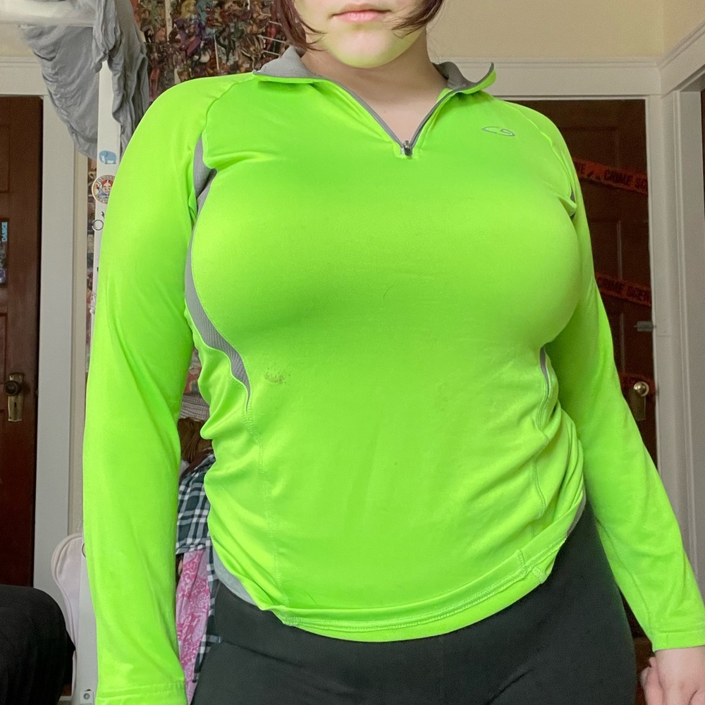 Lime green sweatshirt